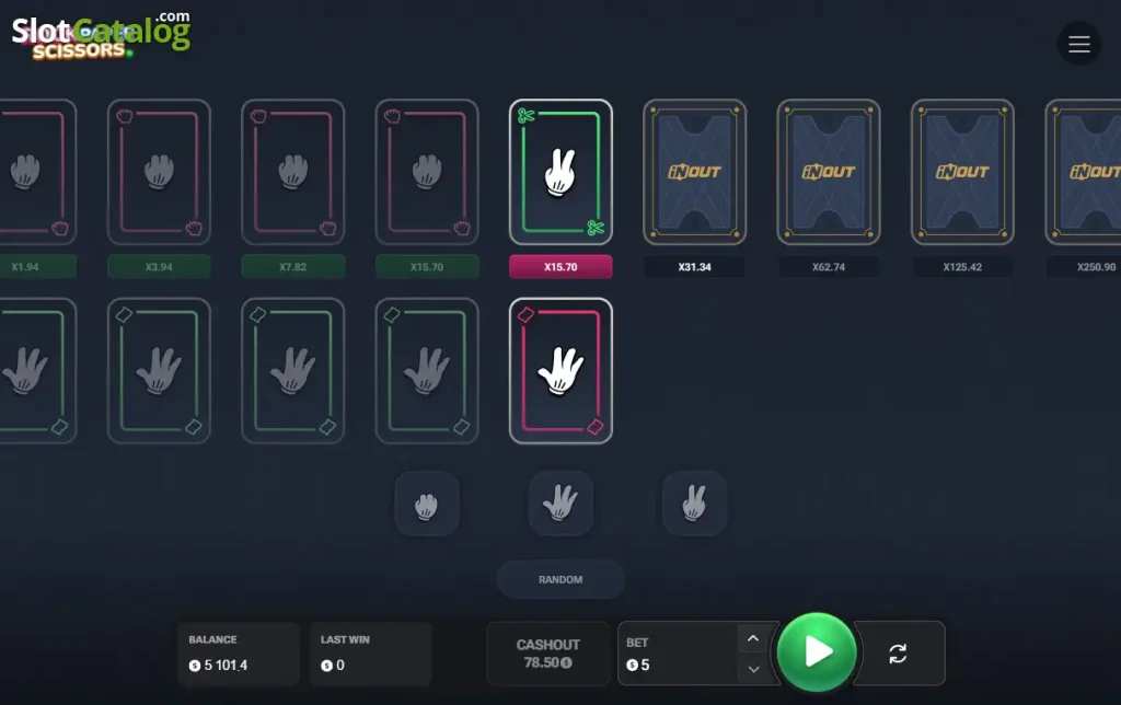 Rock Paper Scissors : jeu casino